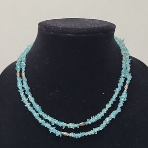 Doug Paulus Sterling Silver Apatite Necklace